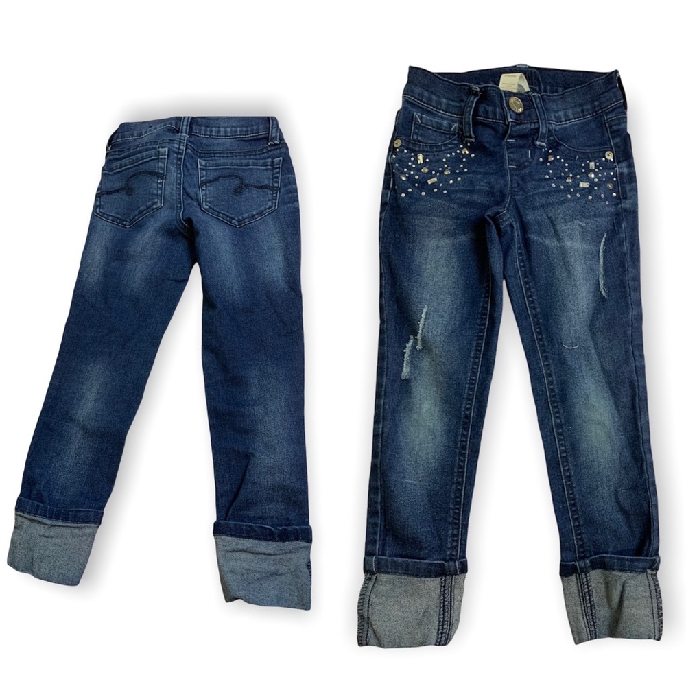 Justice Denim Jean with Rhinestone -6
